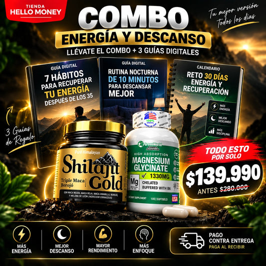 COMBO ALFA TOTAL™ Energía de Día + Descanso de Noche + Bono x 3