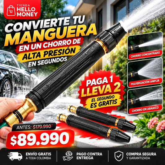 TurboJet Pro™ Paga 1, lleva 2 Unds | Boquilla de Alta Presión 2 en 1